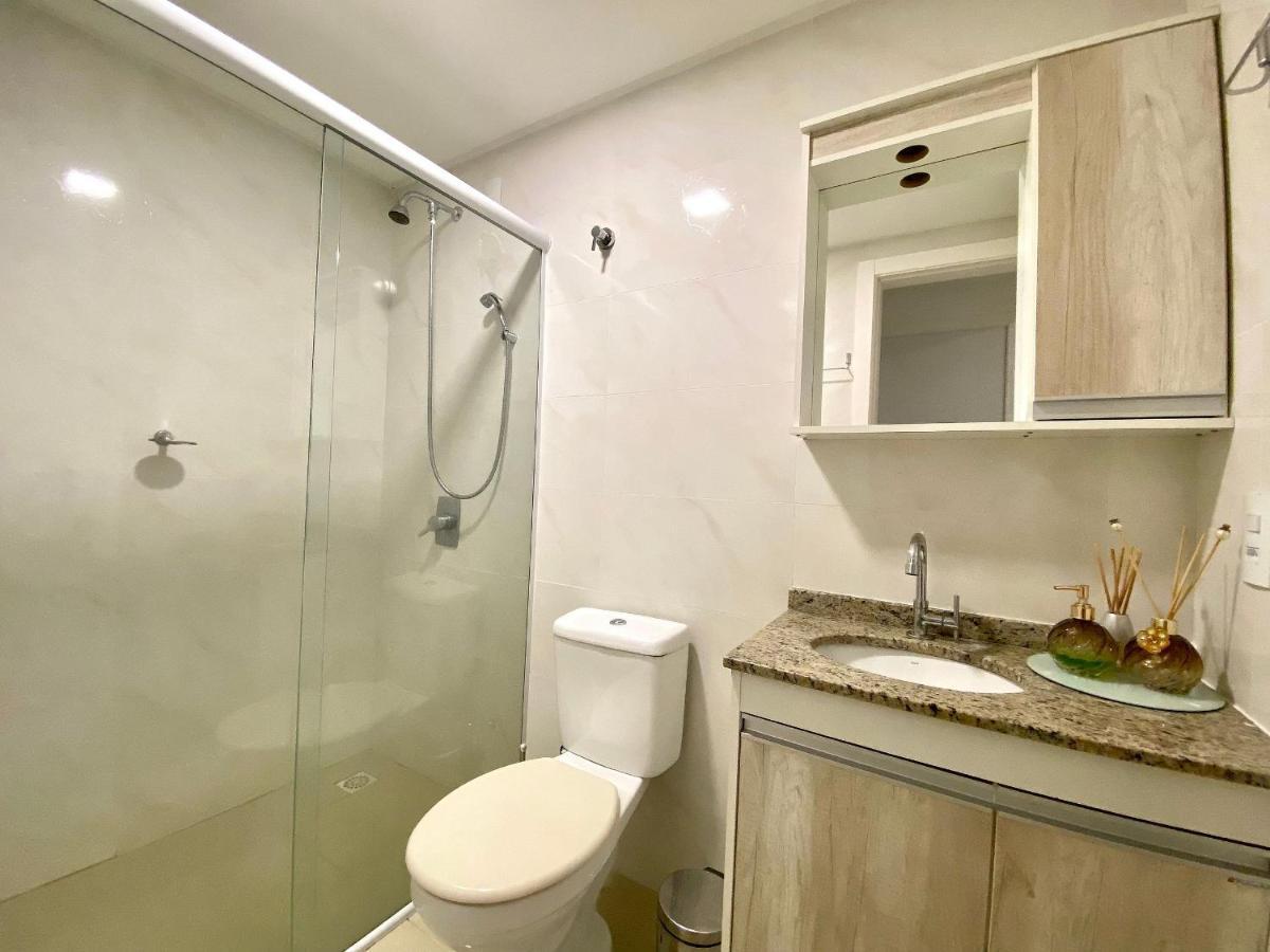 Confortavel Apartamento Em Condominio Com Piscina 邦比尼亚斯 外观 照片